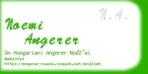 noemi angerer business card